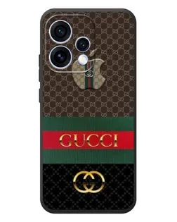 Чехол для OPPO Reno 15 с картинкой «Gucci — брендированный десерт»