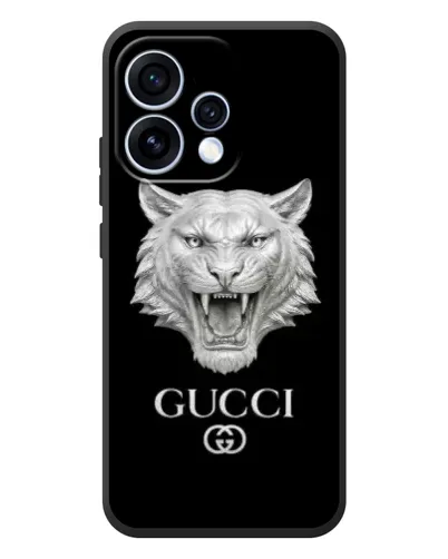 Чехол для OPPO Reno 15 с картинкой «Gucci — серебряный лев» Чехол для OPPO Reno 15 с картинкой «Gucci — серебряный лев»