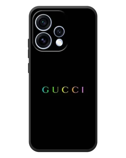 Чехол для OPPO Reno 15 с картинкой «Gucci — неоновый минимализм» Чехол для OPPO Reno 15 с картинкой «Gucci — неоновый минимализм»