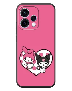 Чехол для OPPO Reno 15 с картинкой «Kuromi и My Melody» Чехол для OPPO Reno 15 с картинкой «Kuromi и My Melody»