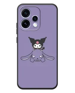 Чехол для OPPO Reno 15 с картинкой «Kuromi на лиловом фоне» Чехол для OPPO Reno 15 с картинкой «Kuromi на лиловом фоне»