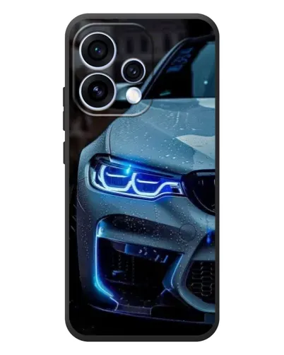 Чехол для OPPO Reno 15 с картинкой «Взгляд BMW с синими фарами» Чехол для OPPO Reno 15 с картинкой «Взгляд BMW с синими фарами»