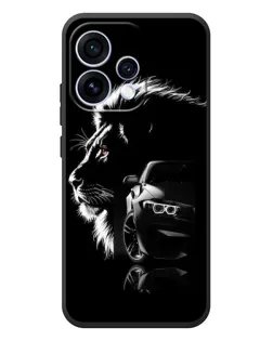 Чехол для OPPO Reno 15 с картинкой «BMW и лев» Чехол для OPPO Reno 15 с картинкой «BMW и лев»