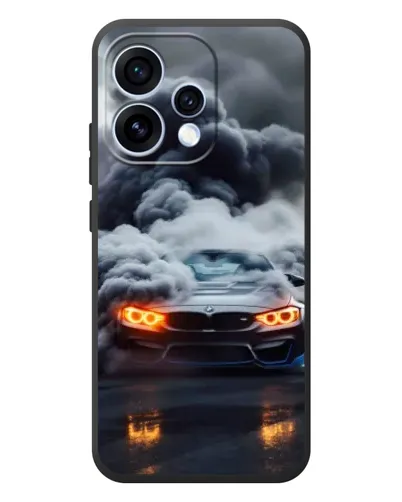 Чехол для OPPO Reno 15 с картинкой «BMW в дыму» Чехол для OPPO Reno 15 с картинкой «BMW в дыму»