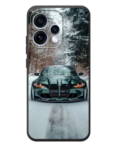 Чехол для OPPO Reno 15 с картинкой «BMW в зимнем лесу» Чехол для OPPO Reno 15 с картинкой «BMW в зимнем лесу»
