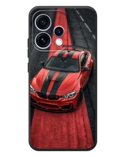 Чехол для OPPO Reno 15 с картинкой «BMW на красной дорожке» Чехол для OPPO Reno 15 с картинкой «BMW на красной дорожке»