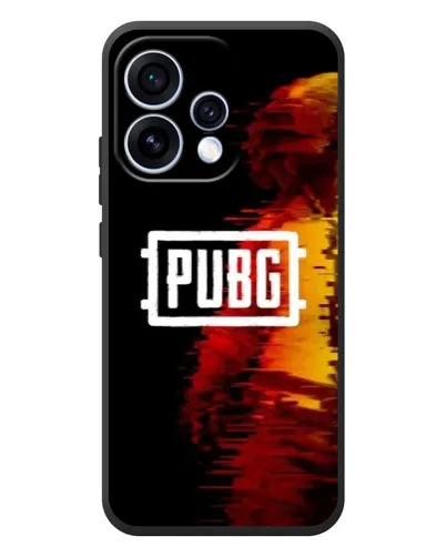 Чехол для OPPO Reno 15 с картинкой «Яркий логотип PUBG»
