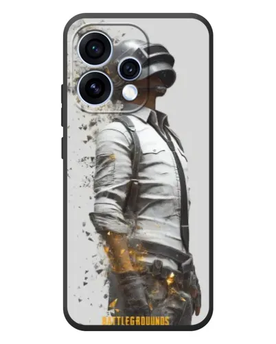 Чехол для OPPO Reno 15 с картинкой «PUBG — боец в пыли»