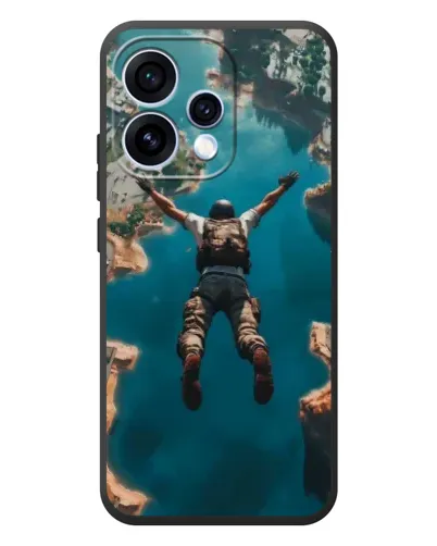 Чехол для OPPO Reno 15 с картинкой «PUBG — свободное падение»