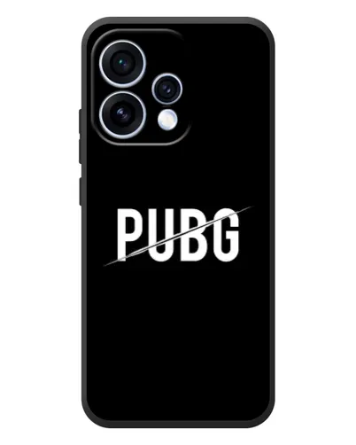 Чехол для OPPO Reno 15 с картинкой «PUBG — белый логотип»