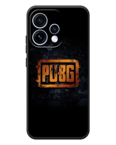 Чехол для OPPO Reno 15 с картинкой «PUBG — золотой логотип»