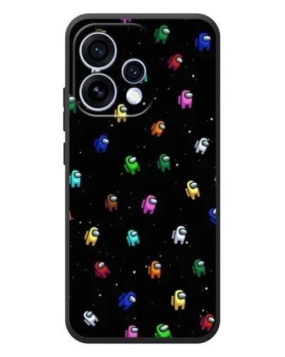 Чехол для OPPO Reno 15 с картинкой «Экипаж Among Us» Чехол для OPPO Reno 15 с картинкой «Экипаж Among Us»