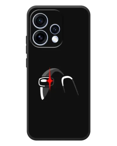Чехол для OPPO Reno 15 с картинкой «Among Us шлем» Чехол для OPPO Reno 15 с картинкой «Among Us шлем»