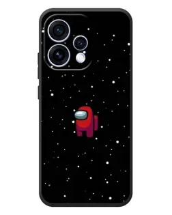 Чехол для OPPO Reno 15 с картинкой «Красный Among Us»