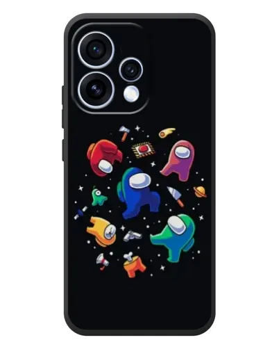 Чехол для OPPO Reno 15 с картинкой «Among Us космос» Чехол для OPPO Reno 15 с картинкой «Among Us космос»