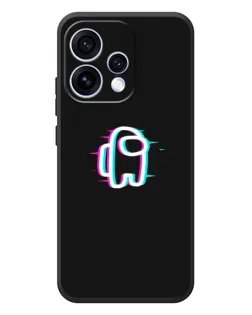 Чехол для OPPO Reno 15 с картинкой «Among Us неон»