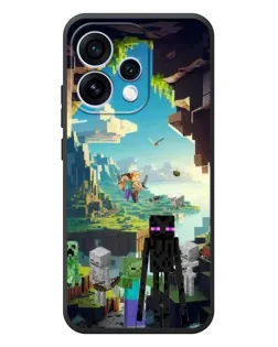 Чехол для OPPO Reno 15 с картинкой «Эндермен в лесу» Чехол для OPPO Reno 15 с картинкой «Эндермен в лесу»