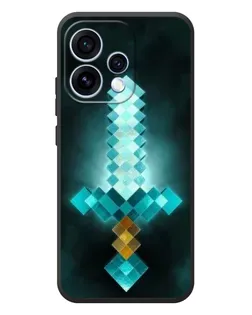 Чехол для OPPO Reno 15 с картинкой «Алмазный меч неон» Чехол для OPPO Reno 15 с картинкой «Алмазный меч неон»