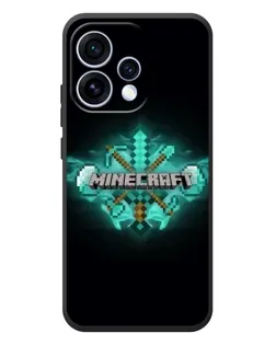 Чехол для OPPO Reno 15 с картинкой «Minecraft Diamond лого» Чехол для OPPO Reno 15 с картинкой «Minecraft Diamond лого»