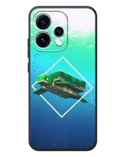 Чехол для OPPO Reno 15 с картинкой «Черепаха Minecraft» Чехол для OPPO Reno 15 с картинкой «Черепаха Minecraft»