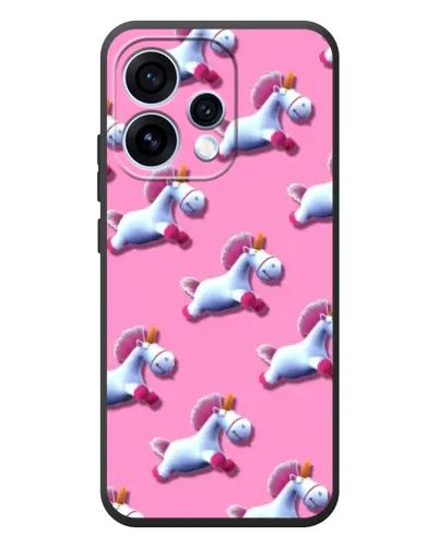 Чехол для OPPO Reno 15 с картинкой «Единороги на розовом» Чехол для OPPO Reno 15 с картинкой «Единороги на розовом»