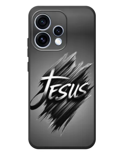 Чехол для OPPO Reno 15 с картинкой «Надпись Jesus Graffiti»