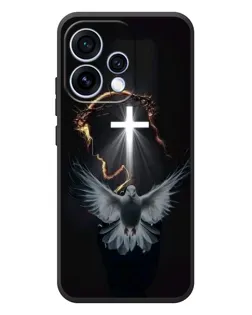 Чехол для OPPO Reno 15 с картинкой «Голубь и Свет»