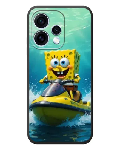Чехол для OPPO Reno 15 с картинкой «Спанч Боб на гидроцикле» Чехол для OPPO Reno 15 с картинкой «Спанч Боб на гидроцикле»
