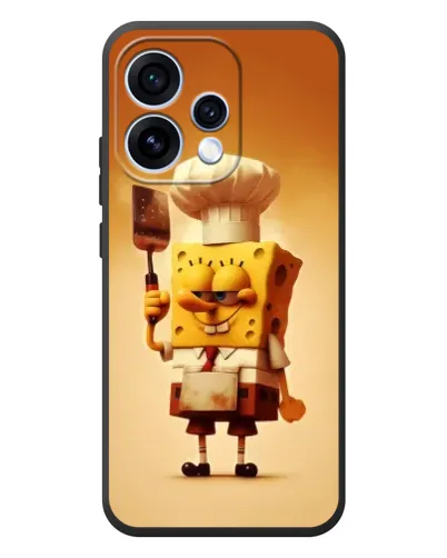 Чехол для OPPO Reno 15 с картинкой «Губка Боб повар» Чехол для OPPO Reno 15 с картинкой «Губка Боб повар»