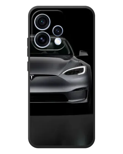 Чехол для OPPO Reno 15 с картинкой «Tesla Model S Look» Чехол для OPPO Reno 15 с картинкой «Tesla Model S Look»