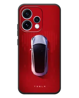Чехол для OPPO Reno 15 с картинкой «Tesla Top View»