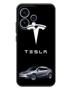 Чехол для OPPO Reno 15 с картинкой «Tesla Model Y»
