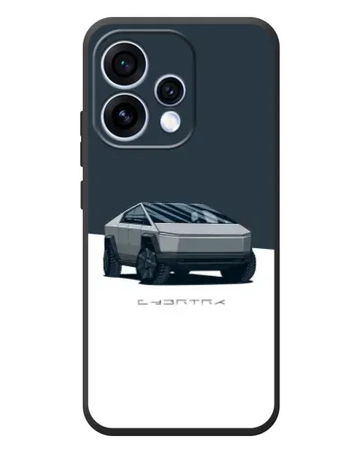 Чехол для OPPO Reno 15 с картинкой «Серебристый Cybertruck Tesla» Чехол для OPPO Reno 15 с картинкой «Серебристый Cybertruck Tesla»
