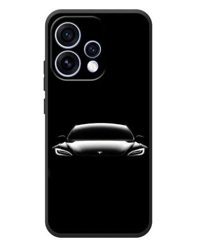 Чехол для OPPO Reno 15 с картинкой «Фары Tesla Night» Чехол для OPPO Reno 15 с картинкой «Фары Tesla Night»