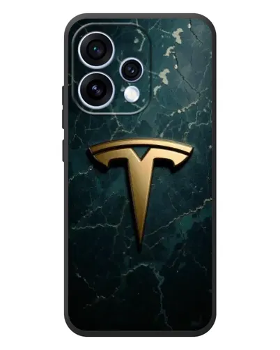 Чехол для OPPO Reno 15 с картинкой «Мраморная Tesla Gold» Чехол для OPPO Reno 15 с картинкой «Мраморная Tesla Gold»