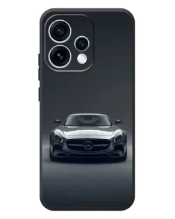 Чехол для OPPO Reno 15 с картинкой «Mercedes на черном»