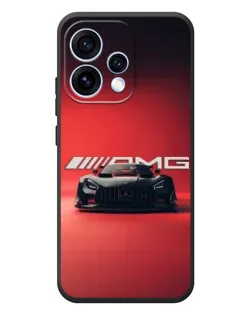 Чехол для OPPO Reno 15 с картинкой «Mercedes AMG — красная линия»