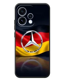 Чехол для OPPO Reno 15 с картинкой «Mercedes — флаг Германии»