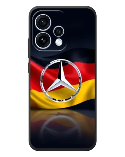 Чехол для OPPO Reno 15 с картинкой «Mercedes — флаг Германии»