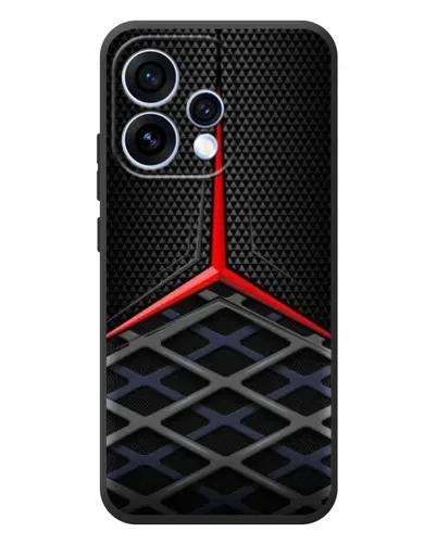 Чехол для OPPO Reno 15 с картинкой «Mercedes Carbon Grid»