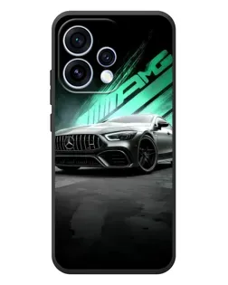 Чехол для OPPO Reno 15 с картинкой «Темный Mercedes AMG»