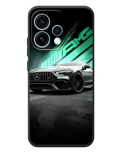 Чехол для OPPO Reno 15 с картинкой «Темный Mercedes AMG»