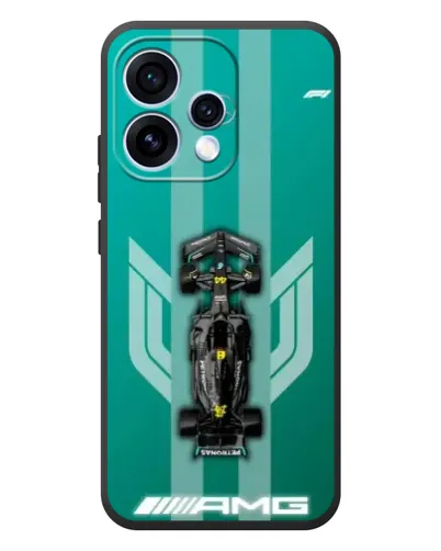 Чехол для OPPO Reno 15 с картинкой «Mercedes AMG Petronas»