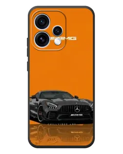 Чехол для OPPO Reno 15 с картинкой «Оранжевый Mercedes AMG»