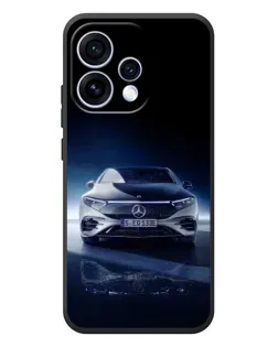 Чехол для OPPO Reno 15 с картинкой «Ночной Mercedes EQ»