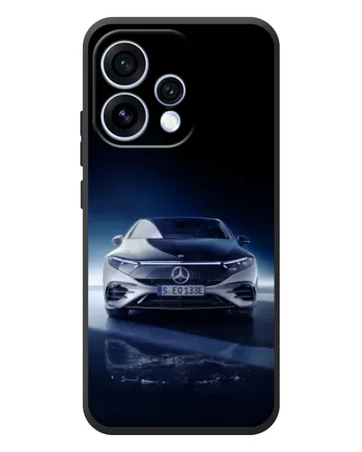 Чехол для OPPO Reno 15 с картинкой «Ночной Mercedes EQ»