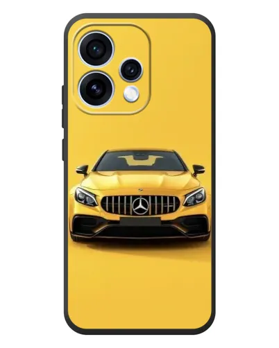 Чехол для OPPO Reno 15 с картинкой «Желтый Mercedes GT»