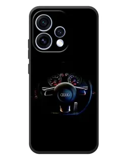 Чехол для OPPO Reno 15 с картинкой «Салон Audi — руль»