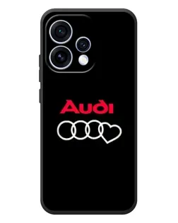 Чехол для OPPO Reno 15 с картинкой «Логотип Audi Heart»