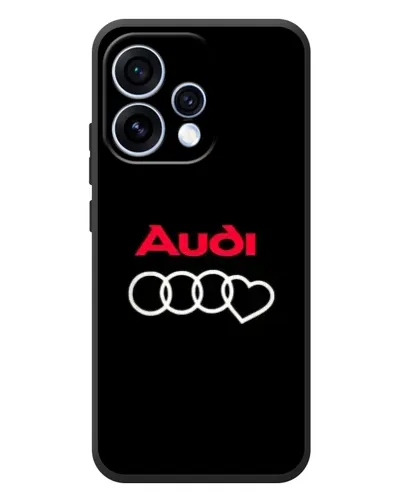 Чехол для OPPO Reno 15 с картинкой «Логотип Audi Heart»